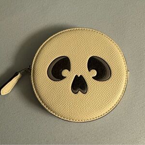 Coach Coin Case With Halloween Skull